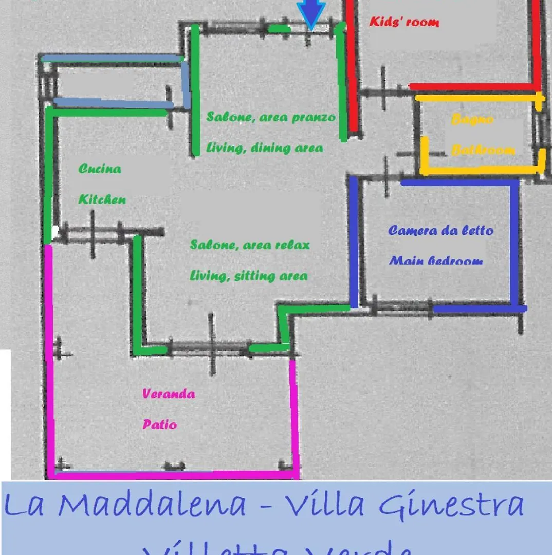Apartment Villa Ginestra La Maddalena